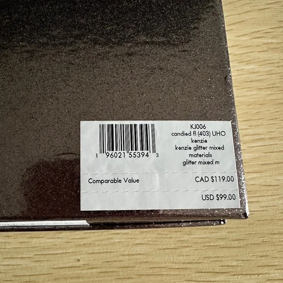 Kate Spade New York Small Glitter Slim Card Holder - Picture 5 of 6